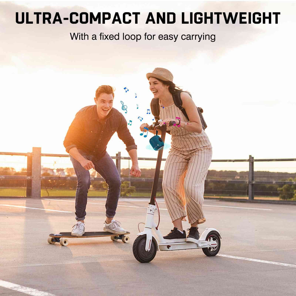 Bluetooth Speaker: Powerful Stereo Sound, IPX7 Waterproof, True Wireless Stereo Pairing, Portable Design, Latest Bluetooth V5.2 - Perfect for Mi Max 3, Beach, Outdoor, Home, Parties, Scooter - Blue