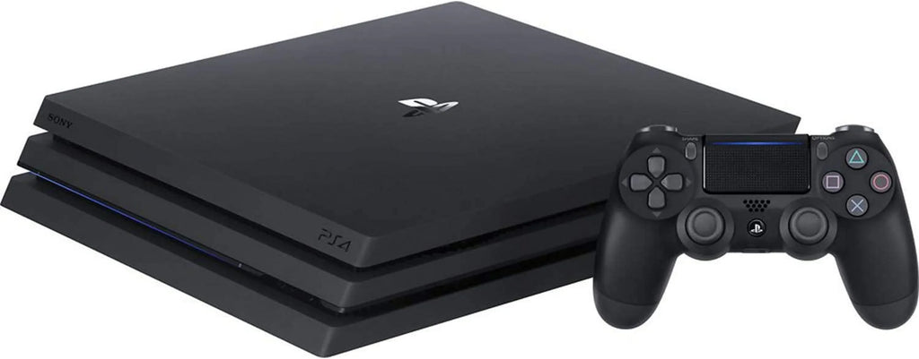 Sony PlayStation 4 Pro 1TB Gaming Console Black Headset With   Cleaning Kit Bundle Like New