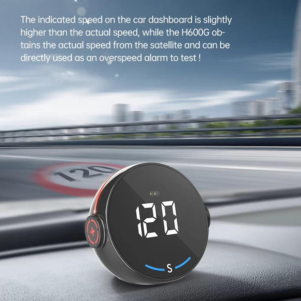 Moobody H600G Car Speedometer Head Up Display: Accurate  System with Digital Speed and Altitude Meter