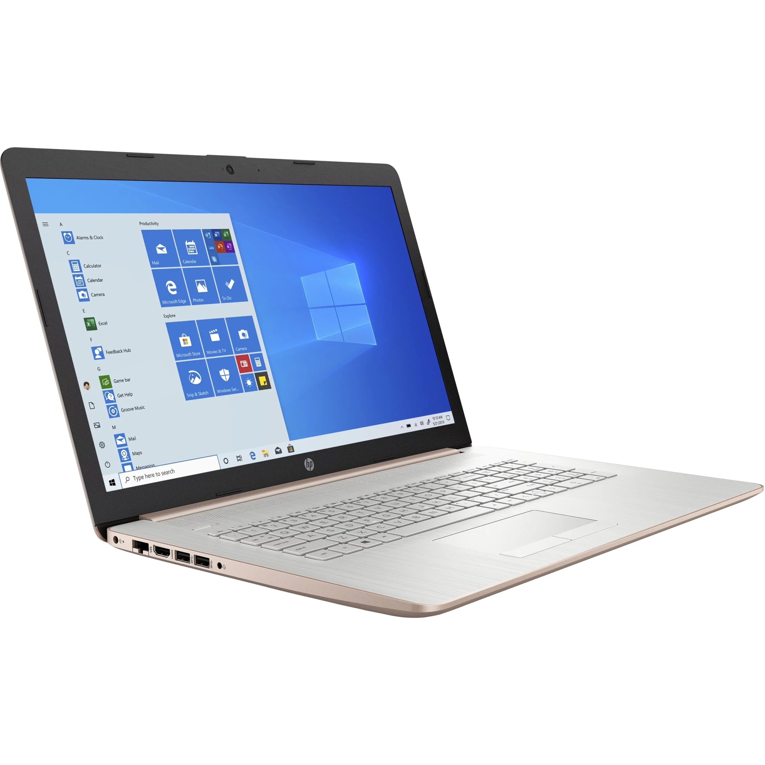 17-BY2008 17.3" Touch 8GB 512GB Intel Pentium Gold 6405U Win10,Rose Gold (Used)