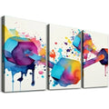 medical poster Two Dumbbells Gym Art Sport Workout Poster Watercolor Art Digital Printable Download canvas abstract wall art for living room 12''x16''X3 Panels Modern Canvas Wall Art 12x16x3pcs