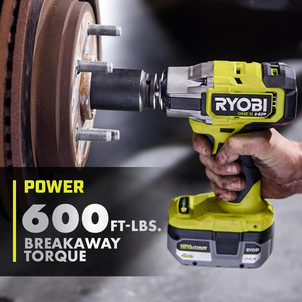 '+  18V Brushless Cordless 4-Mode 1/2 in. Impact Wrench (Tool Only) (P262)