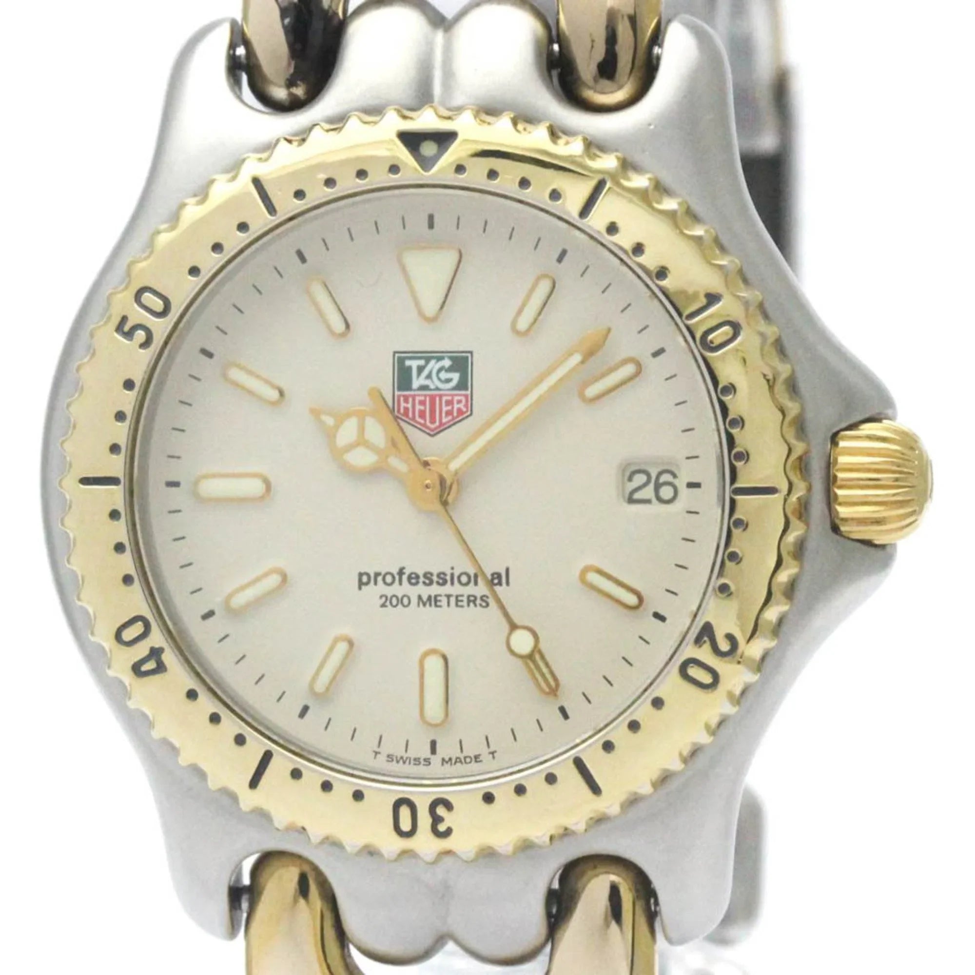 Pre-Owned Polished   Sel 200M Gold Plated Steel Mid Size Watch S95.713 BF568511 (Good)