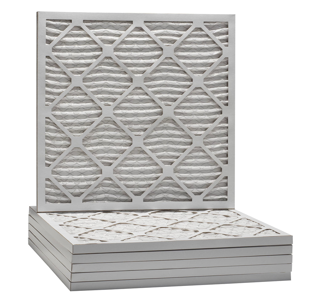 Aerostar 25x25x1   8, Pleated Air Filter, 25x25x1, Box of 6, Made in the