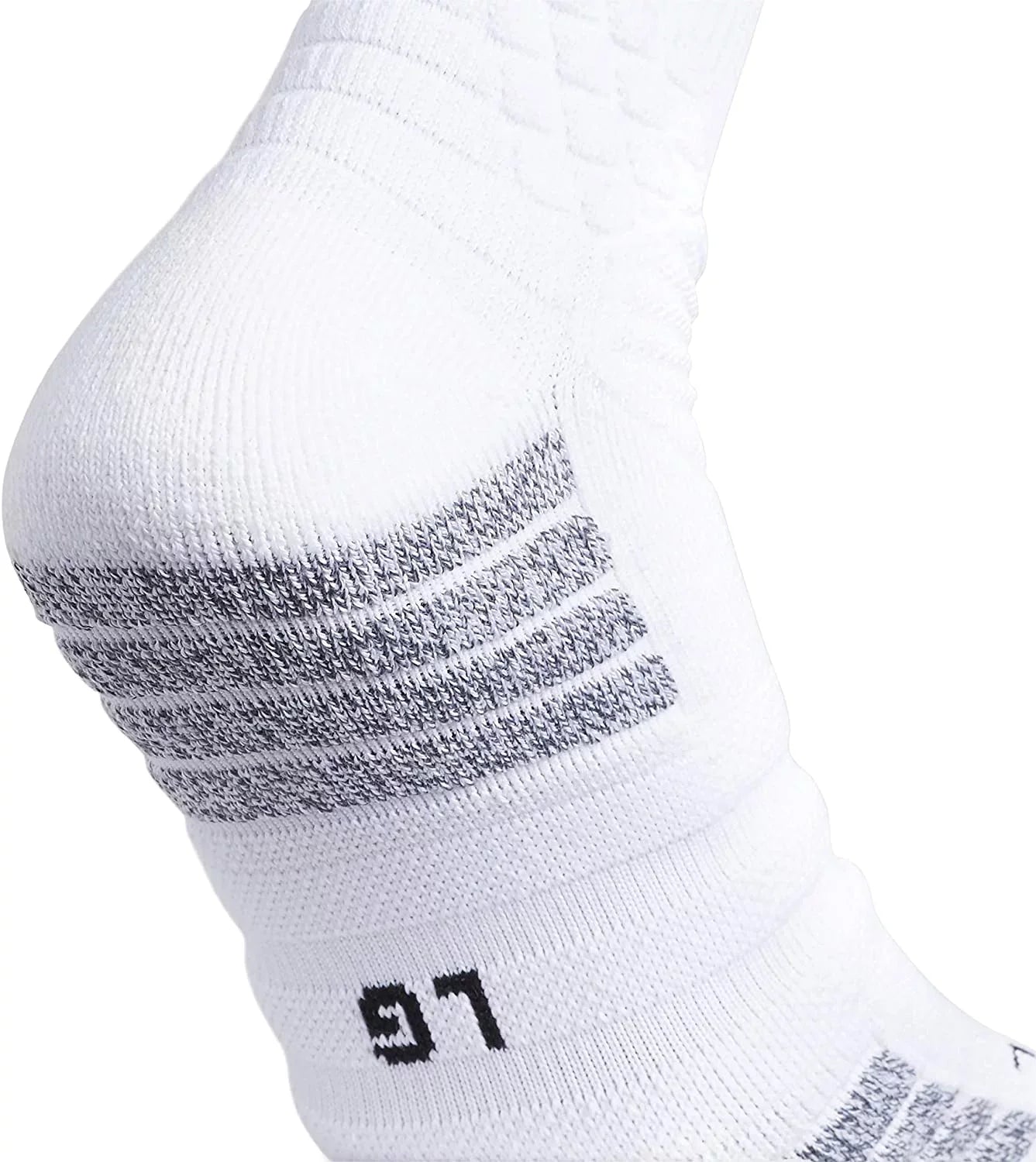 adidas Unisex-Adult Creator 365 Basketball Crew Socks (1-Pair) X-Large White/Black