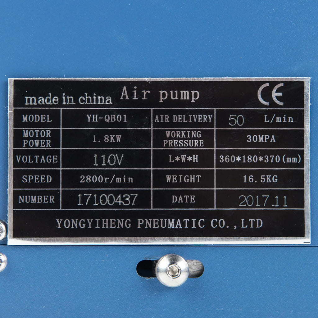30MPa Air Compressor Pump Electric High Pressure System Rifle 110V