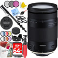 Tamron 18-400mm f/3.5-6.3 Di    All-In-One Zoom Lens for Nikon Mount with 72mm Filter Sets Plus 64GB Accessories Bundle