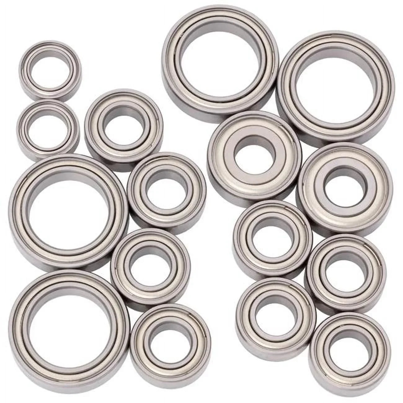 1Up Racing 1UP450041 CV2 Pro Ball Bearing Set for  XB2 23, Chrome & Ceramic