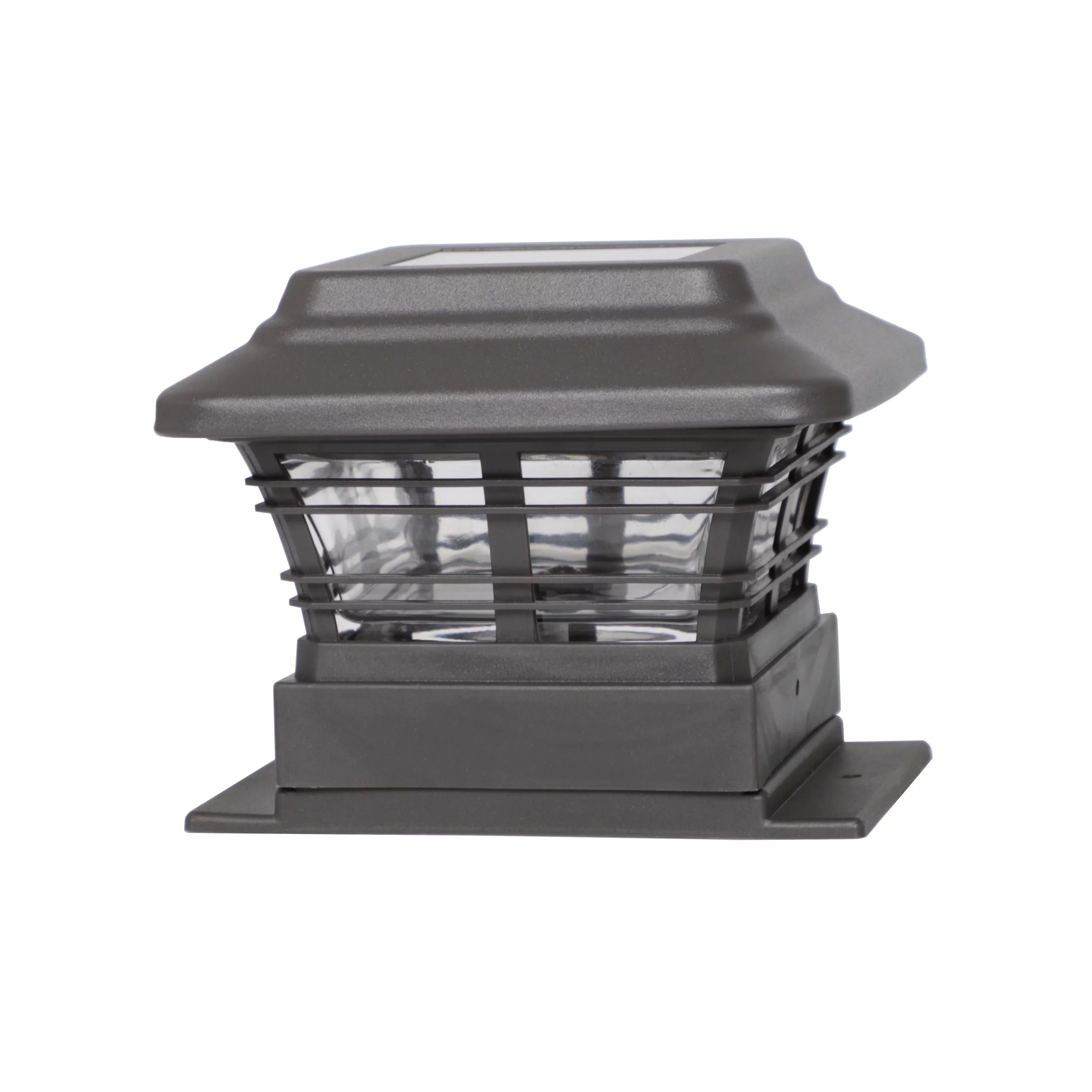 Better Homes & Gardens Solar Powered 4'' x 4'' Post Light,  Light (4-Pack)