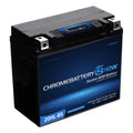Chrome Battery Now Ytx20hl-bs (20hl-bs 12 Volt,18 Ah, 270 Cca) Intelligent Wireless Smartphone Connectivity  Battery for Personal Watercraft - Brp (sea-doo) 900 Spark Years (2014 - 2021)