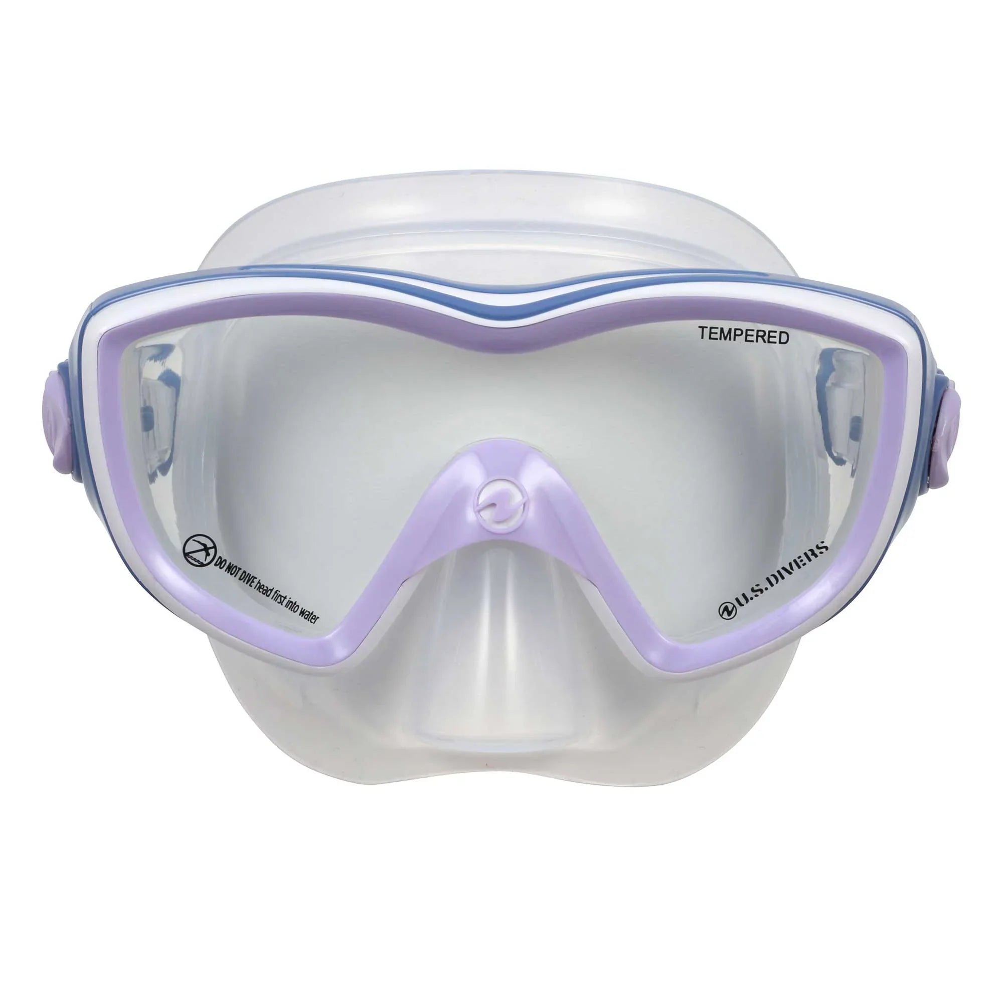 U.S. Divers Kalani Women's Snorkeling Set  (Purple-White) s/m