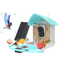 Andoer Surveillance camera,Feeder With Camera Wifi Wireless Pir Ai Camera Smart Feeder With Solar Powered Camera Squirrel Deterrent Feeder CameraVideo Vico AppAi 1080p Camera Ai Species