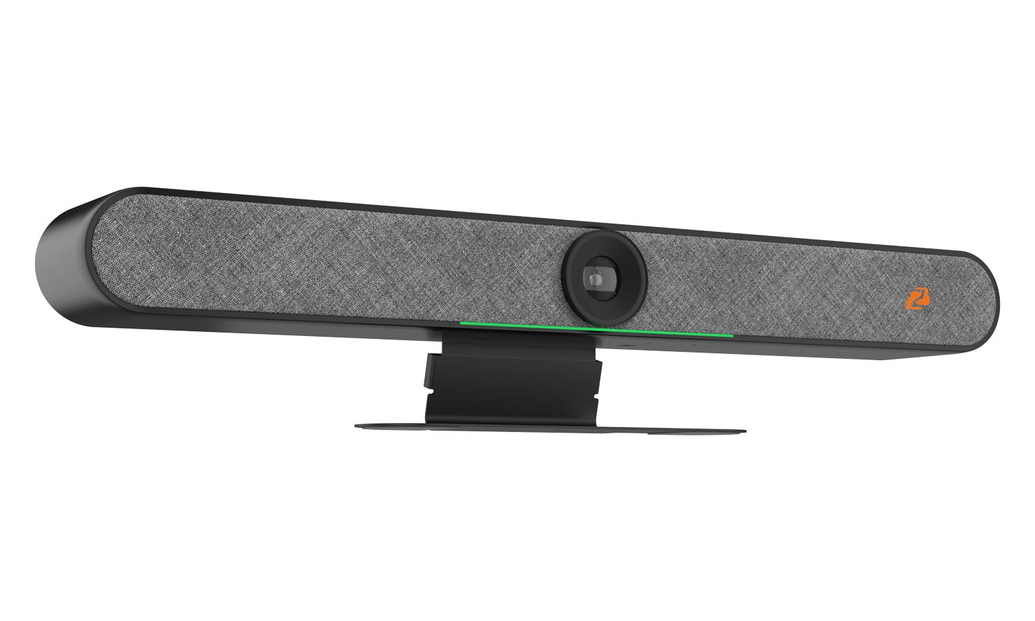 Intelligent 4K  All-In-One Auto Tracking Video Bar with /-C and 20W Speakers/6- Microphones (Black)