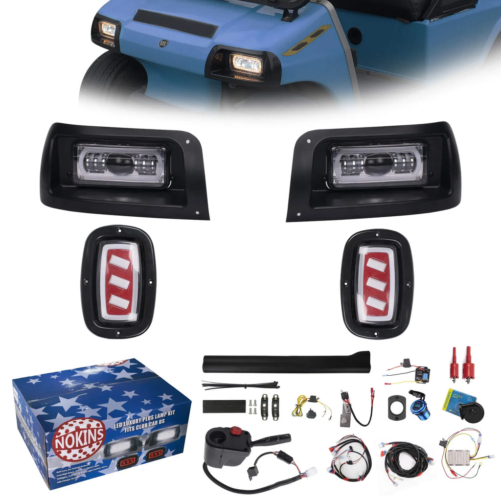 Deluxe Plus  Light Kit for Club Car  1993-, 20A  Converter,  Charging, , Brake Switch