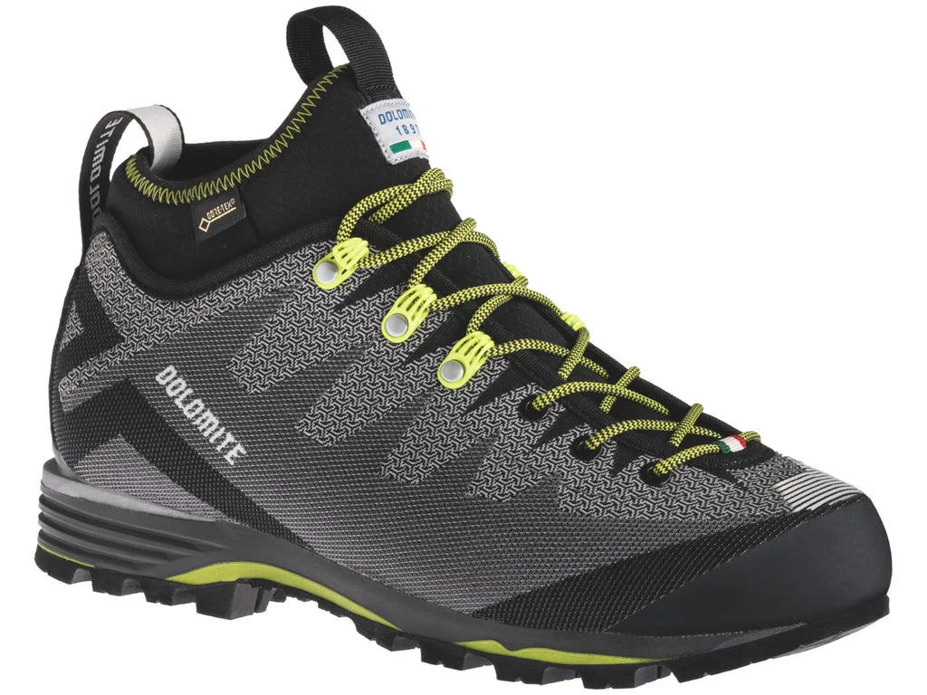 Dolomite Veloce  Shoes - Mens, Pewter Grey/Green Shoot, 10.5M/11.5W, 26952311