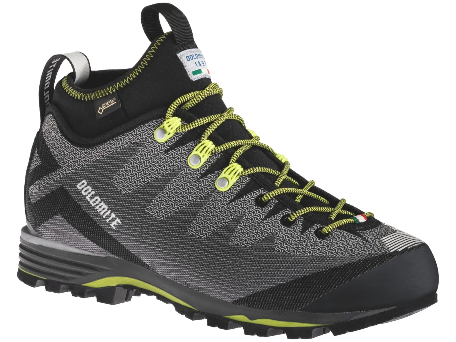 Dolomite Veloce  Shoes - Mens, Pewter Grey/Green Shoot, 10.5M/11.5W, 26952311