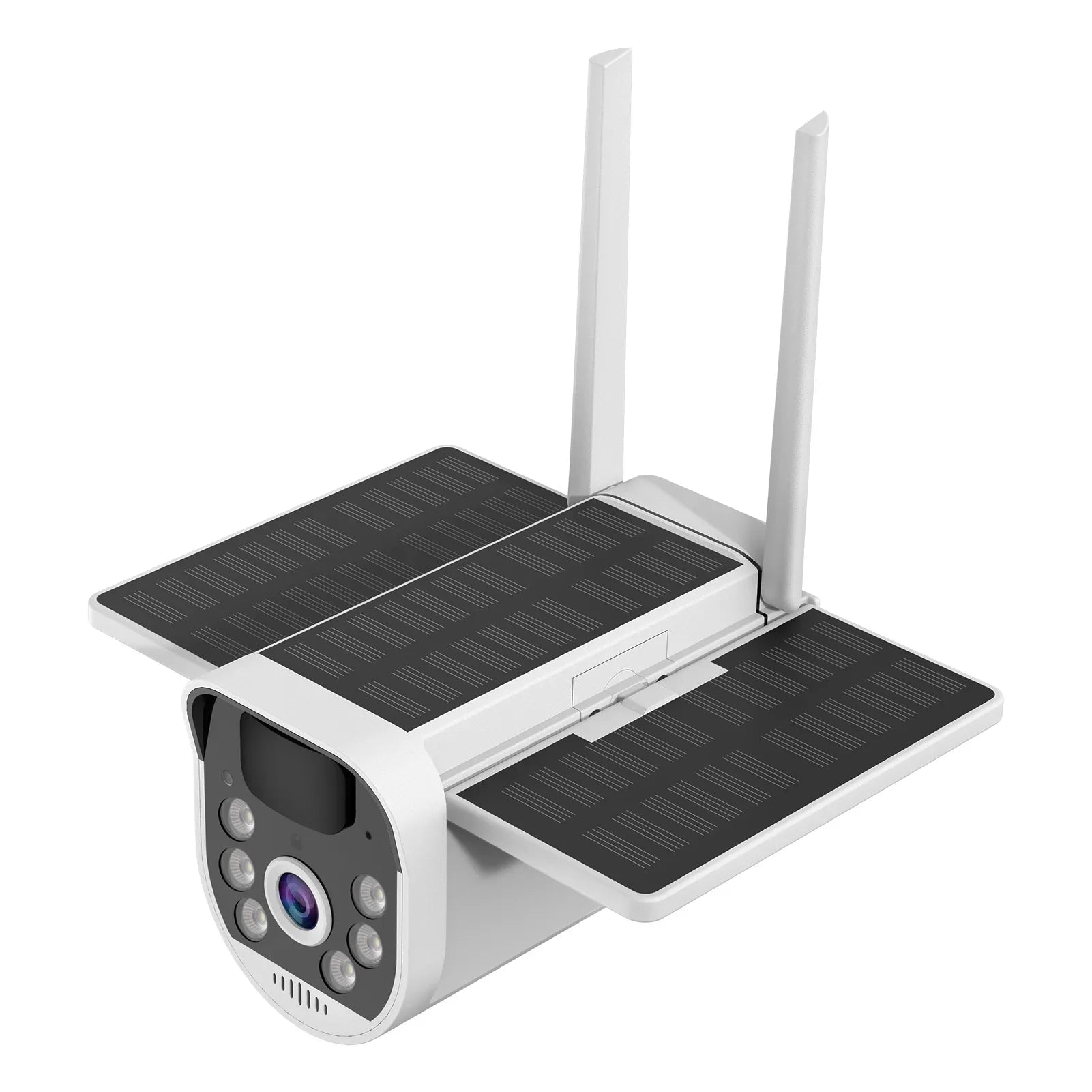 Andoer 4G 1080P WiFi Folding Solar Camera Home Camera with  Motion Detects Long Standby 2-Way Audio IP66 Waterproof with Rechargeable Battery Compatible with Mobile Phone Computer