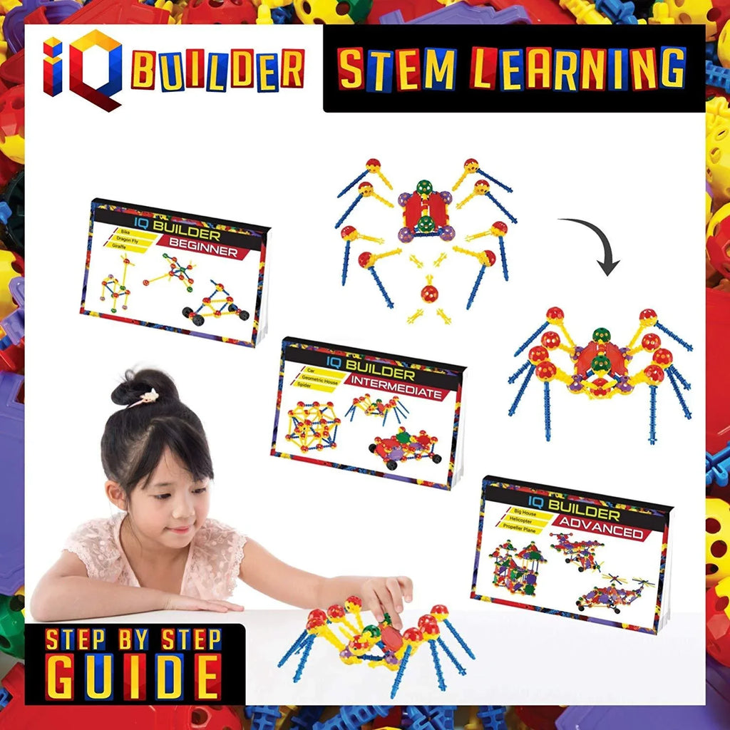 Learning Toys, Creative Construction Engineering, Fun Educational Building Blocks Toy Set for Boys and Girls Ages - 5, 6, 7, 8, 9 and 10 Year Old, Best Toy Gift for Kids