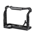 Camera Cage, Aluminum Alloy Video Cage with Cold Shoe Mounts, Numerous 1/4 Inch Screw Holes, Sony A7IV/A7M4//A7R4/A7S3