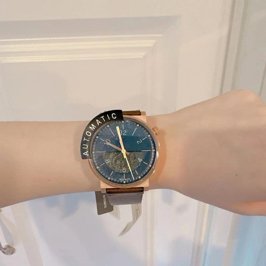 Fossil ME3169 Barstow Automatic Brown Leather Watch