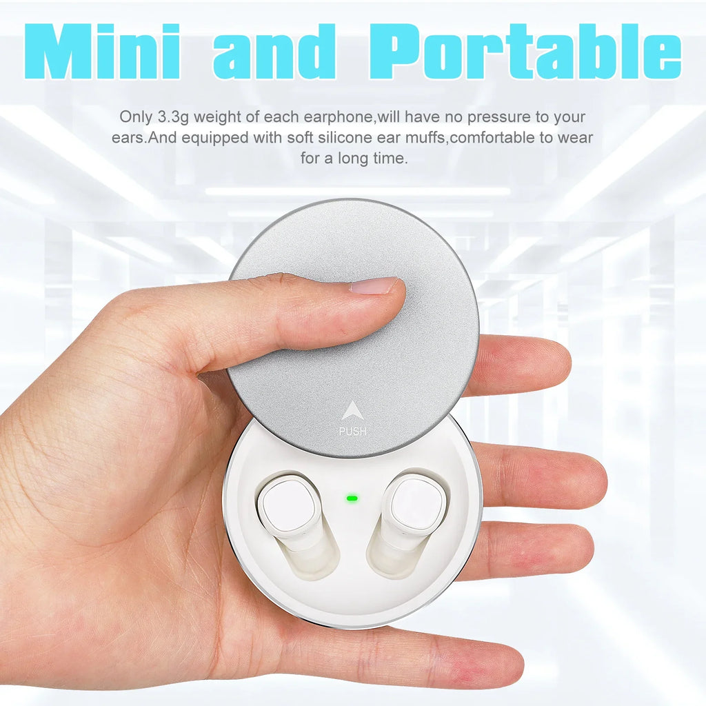 UrbanX X7 Sports Wireless Earbuds 5.0 IPX5 Waterproof Touch Control True Wireless Earbuds with Mic Earphones in-Ear Deep Bass Built-in Mic Bluetooth Headphones For Sony Xperia 1