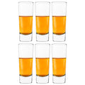 Vikko 2.2 Ounce Shot Glasses, Set of 6 Small Liquor and Spirit Glasses, Durable Tequila Bar Glasses For Alcohol and Espresso Shots, 6 Piece Shooter Glass Set (Niki)