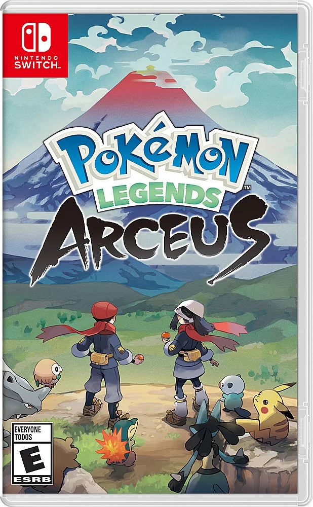 Nintendo Switch Lite Blue with Pokemon Legends: Arceus & Mytrix Accessories