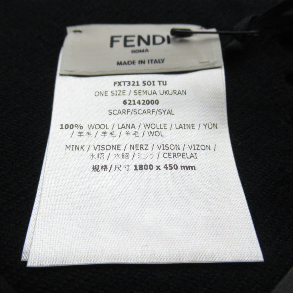 Pre-Owned  Scarf Black FXT32150IF0QA1 (Like New)