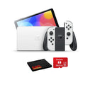 Nintendo Switch –  Model with White Joy-Cons and 128GB Micro -Card