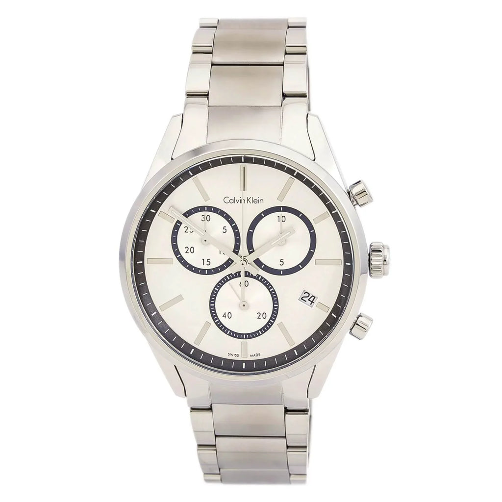 Calvin Klein Men's watch formality chrono (former utility Chrono) Swiss  manufactured quartz K4M27146 Men