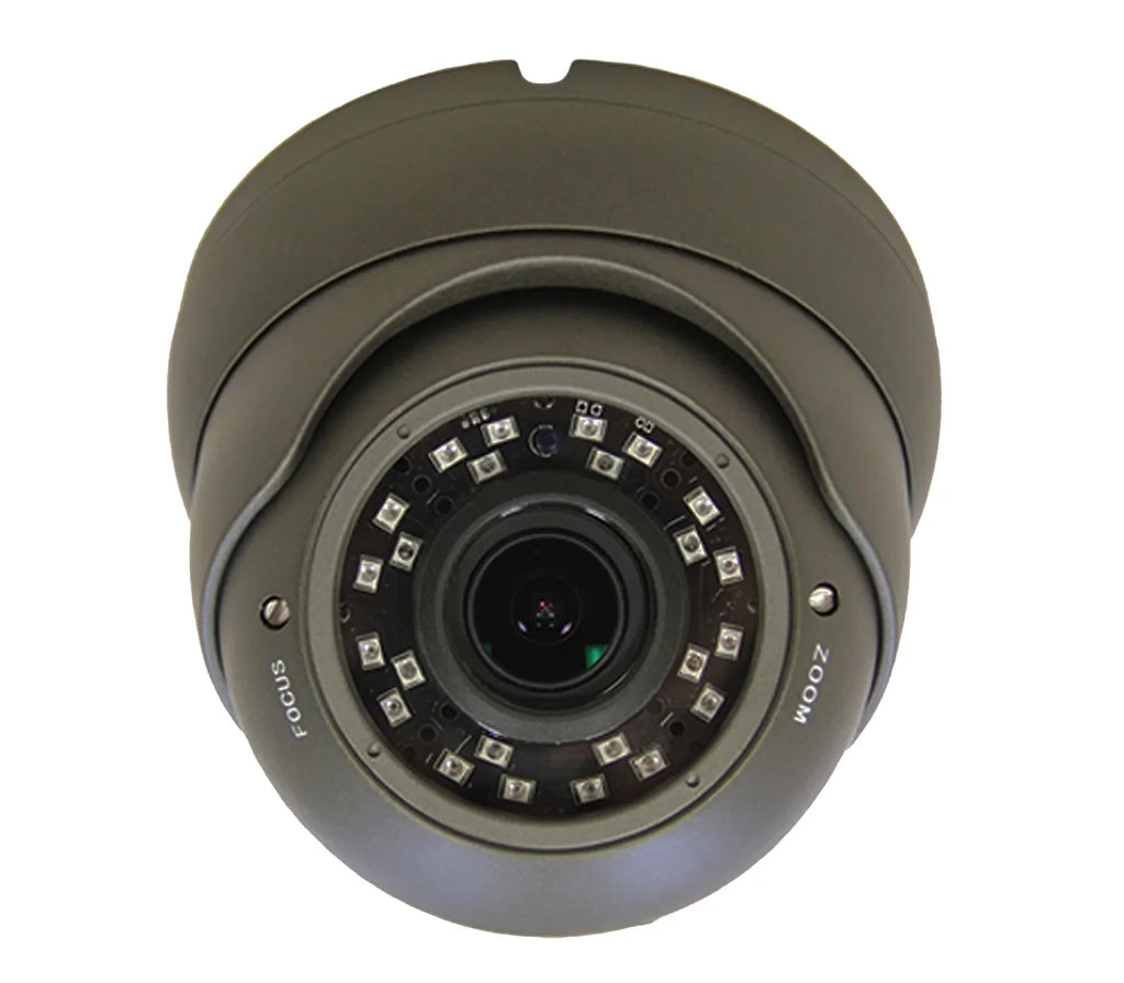 101AV Security Dome Camera 1080P True Full- 4  1(, , , ) 2.8-12mm Variable Focus Lens  2.4Megapixel  Image Sensor  In/Outdoor   Camera (Charcoal)