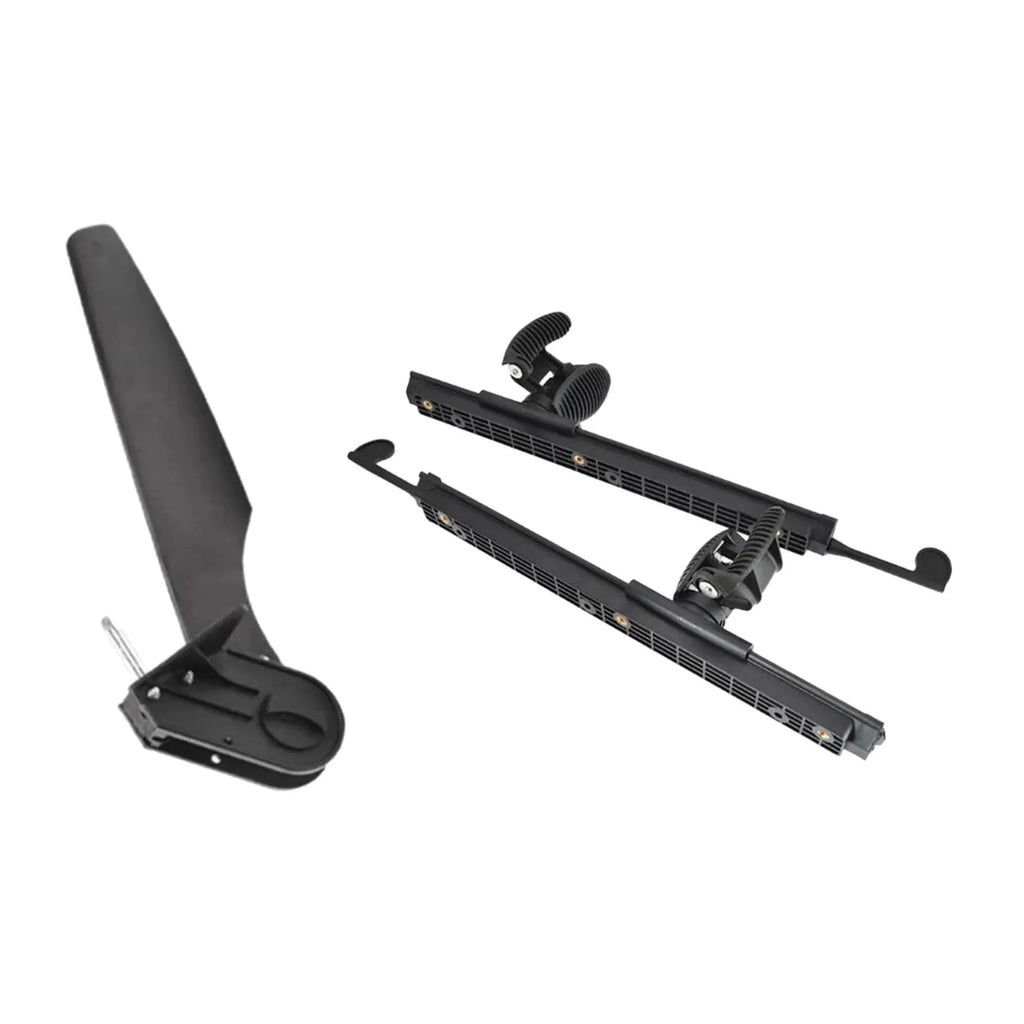 kesoto Kayak Rudder Kayak Foot Pegs Boat Tail Watercraft Rudder with Foot Brace Pedals for Fishing Boat Canoeing Marine Accessories