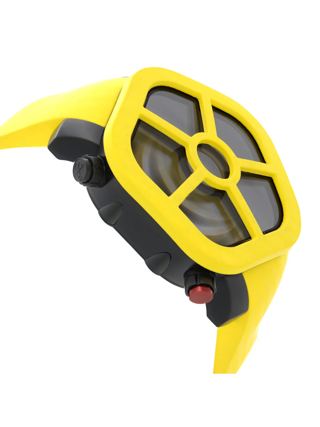 Jacob & Co. Ghost Steel Carbon Bezel Yellow Quartz Watch GH100.11...ANH4D