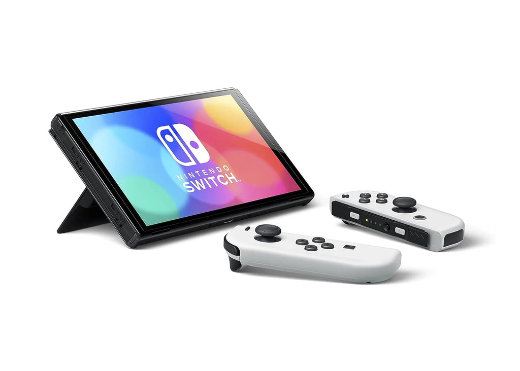 Nintendo Switch –  Model with White Joy-Cons and 128GB Micro -Card