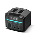 Renogy Portable Power Station 222Wh Solar Generator 2 120V/200W  Outlets, 60W -C  Output, Lightweight Lithium Backup Battery Pass-Through Charging for Outdoor Camping Home Emergency