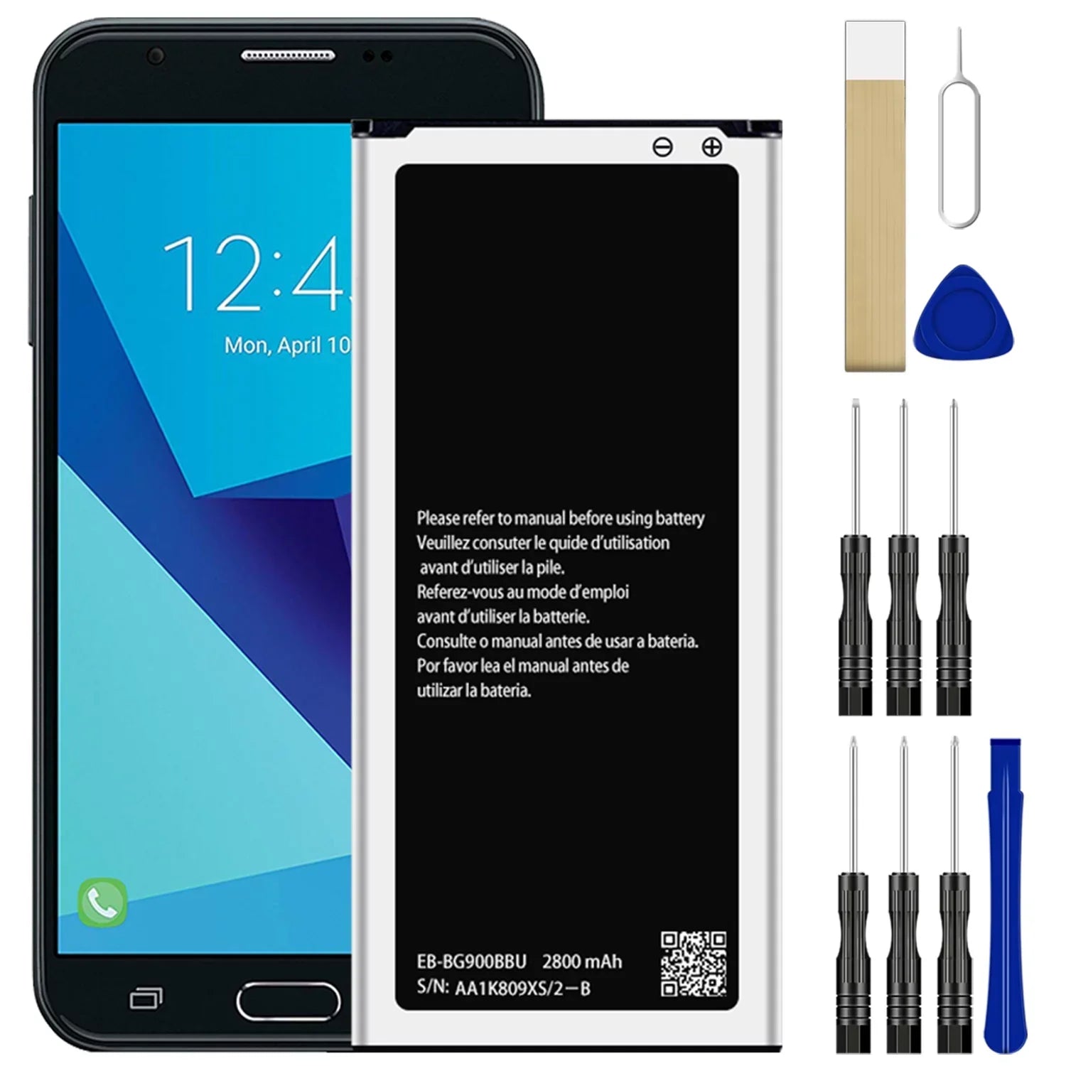 Replacement Battery -BG900BBU -BG900BBC For Bell Samsung Galaxy S5 Neo G903W -G903W Tool