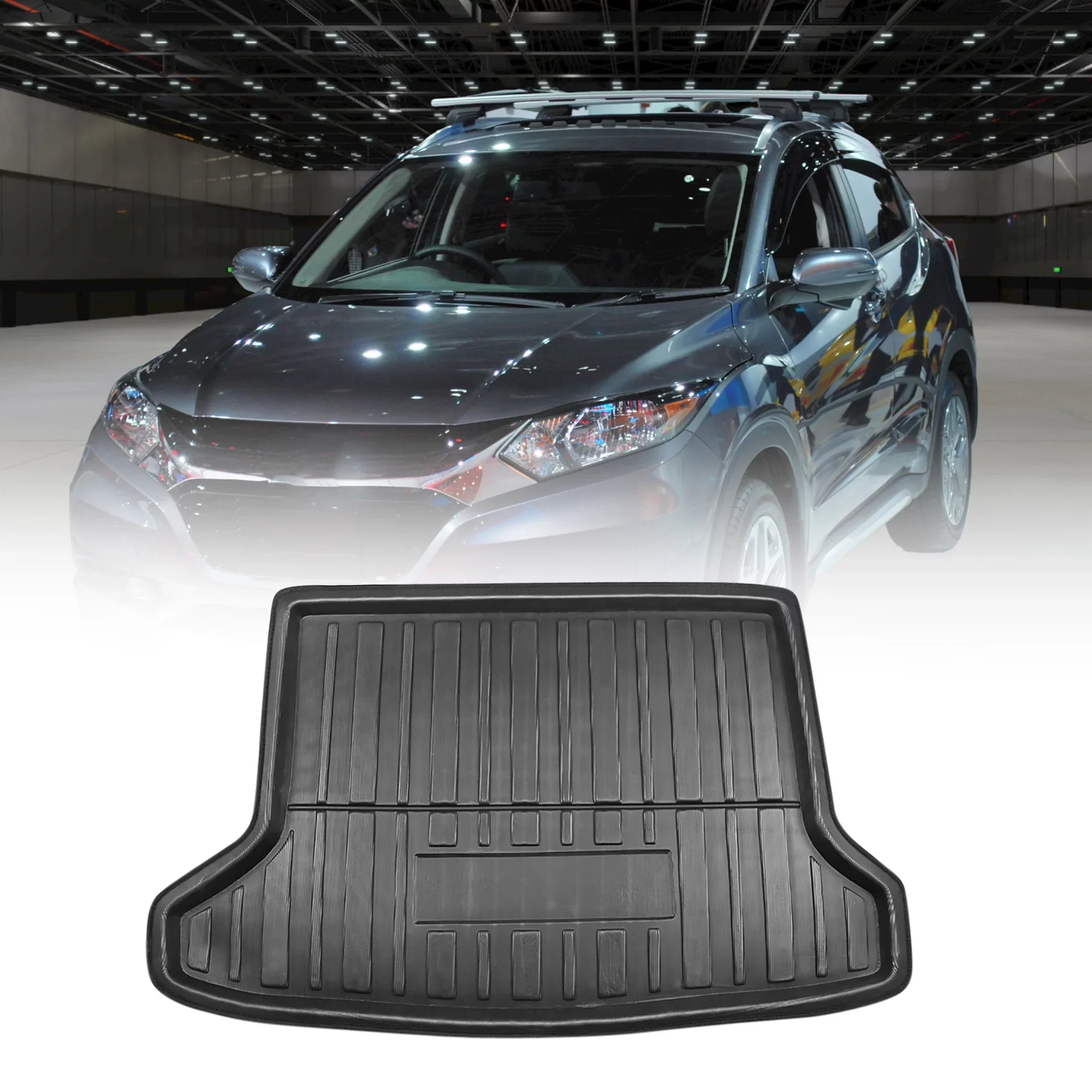 Rear Trunk Boot Liner Cargo Mat Floor Tray Black for Honda  2014 2015 2016 2017 2018