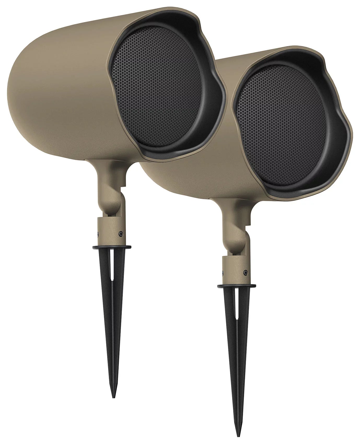 (16)  GSF6- 6.5" Landscape Ground Stake/Wall 70v Commercial Speakers+Amp