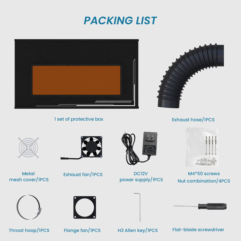 Protective Box,700x700x460mm Size Compatible Most  Pipe Eye Vent Cover A5 + Filter + P7 M40 P7 M40 Vent Filter A5 M30  Laser Vent Cousopo A5 + dsfen Demwa A5 + A5 M30 Vent
