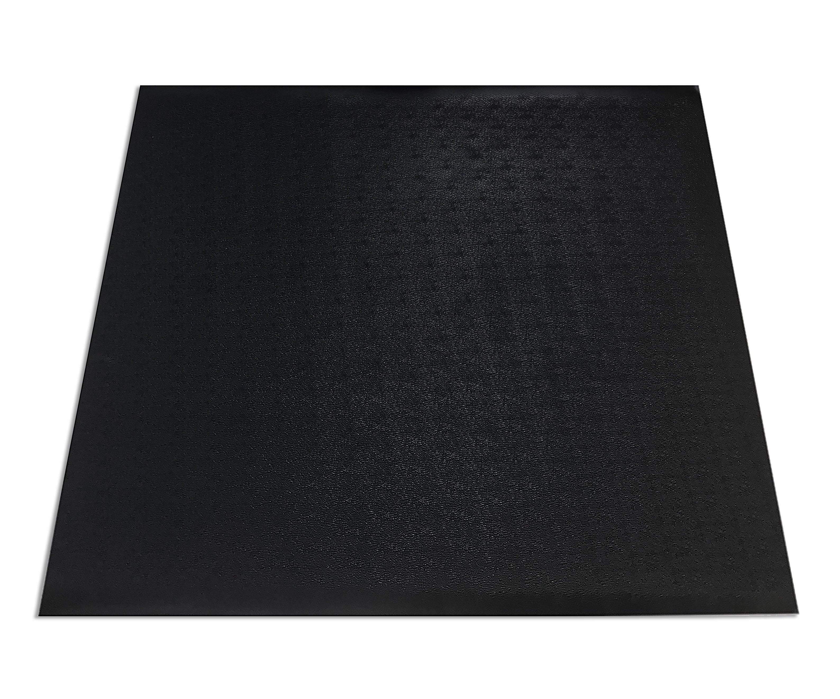 SuperMats - Gym Mat - Super Heavy Duty Quality - Commercial Grade Solid Vinyl - Home Gym Mat, Black, 50 In. x 60 In.