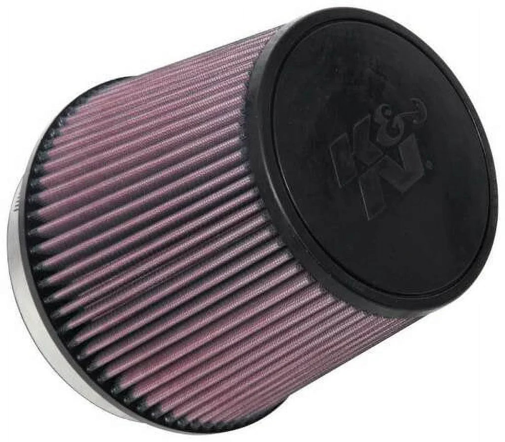 K&N Universal Clamp-On Air Filter: High Performance, Premium, Washable, Replacement Engine Filter: Flange Diameter: 6 In, Filter Height: 6.5 In, Flange Length: 1 In, Shape: Round Tapered, -1014