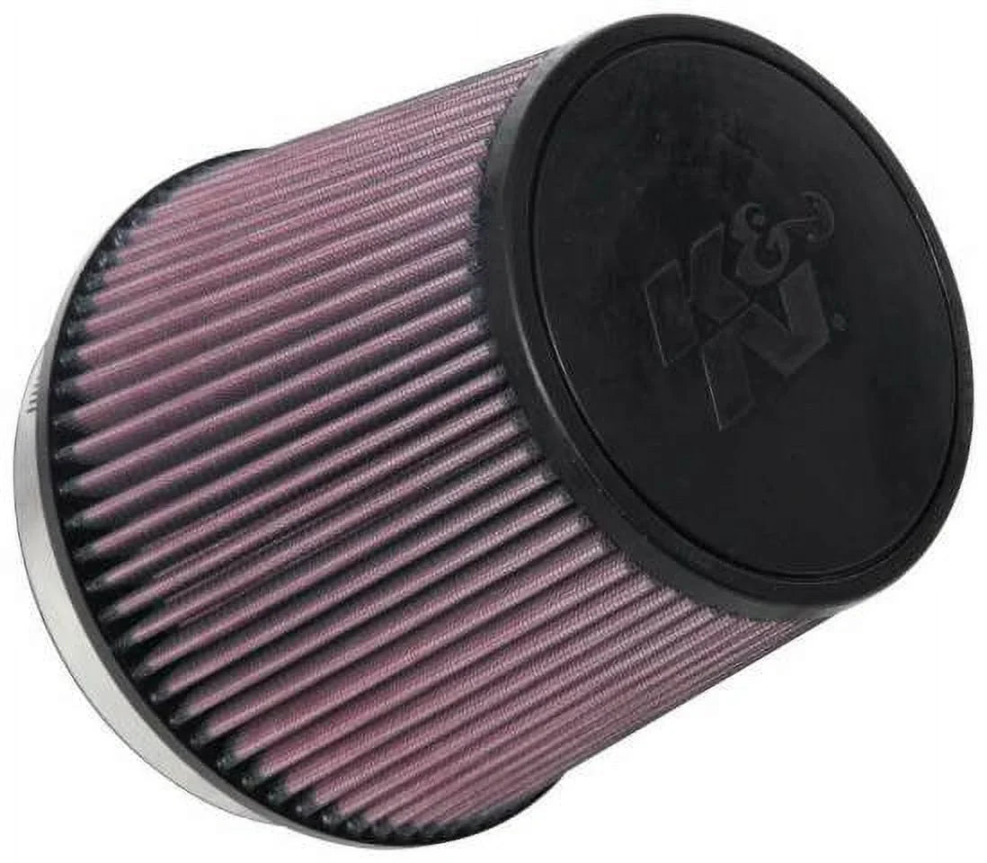 K&N Universal Clamp-On Air Filter: High Performance, Premium, Washable, Replacement Engine Filter: Flange Diameter: 6 In, Filter Height: 6.5 In, Flange Length: 1 In, Shape: Round Tapered, -1014