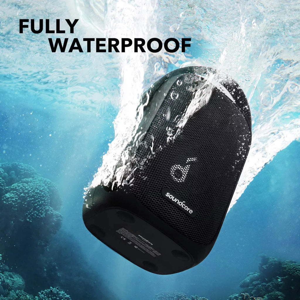 Soundcore Trance Go Outdoor Bluetooth Speaker with BassUp Technology, Sync 100+ Speakers, 24H Playtime, Waterproof, Custom , App