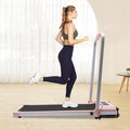 Fichiouy Folding Compact Treadmill with Remote Control  Display 220 lbs Capacity for Small Space