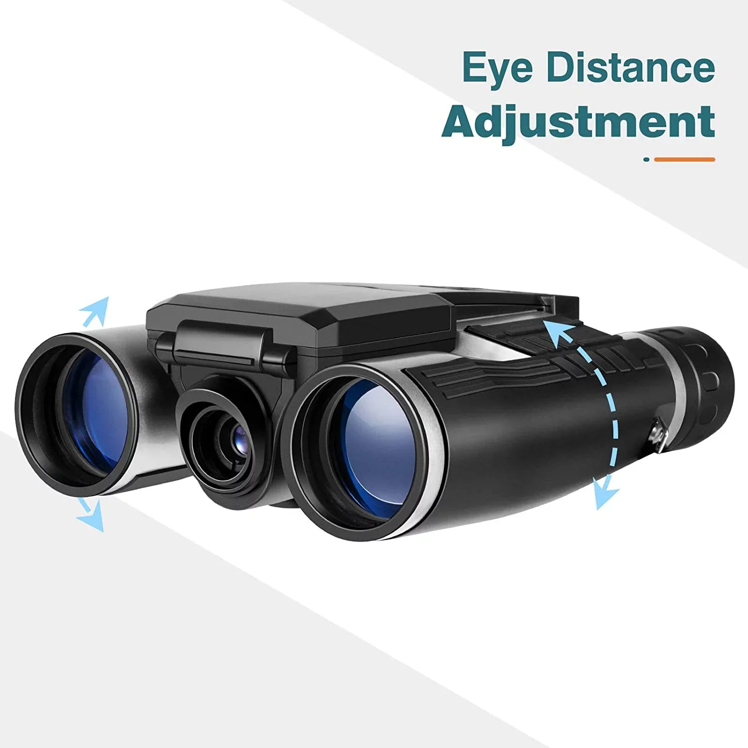 Camonity 5M 2"  32GB Digital Camera with Binocular 12X Zoom Video Photo Recorder Camcorder for Bird Watching Football Game Concert