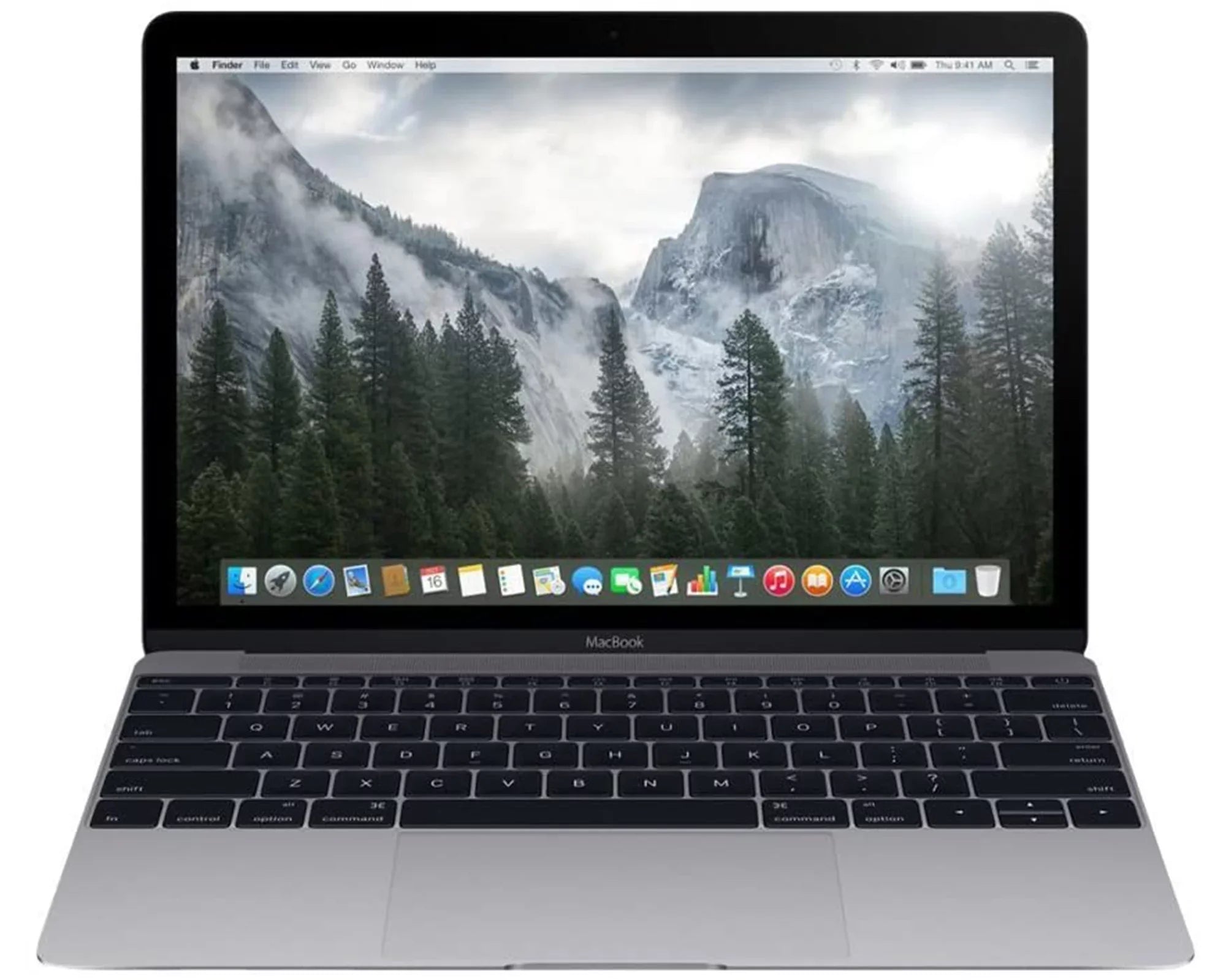 Used Apple A Grade Macbook 12-inch Laptop (Retina, Space Gray) 1.1GHz Core M MJY32LL/A 256   8  Memory 2304x1440 Display Mac  X v10.12 Sierra Power Adapter