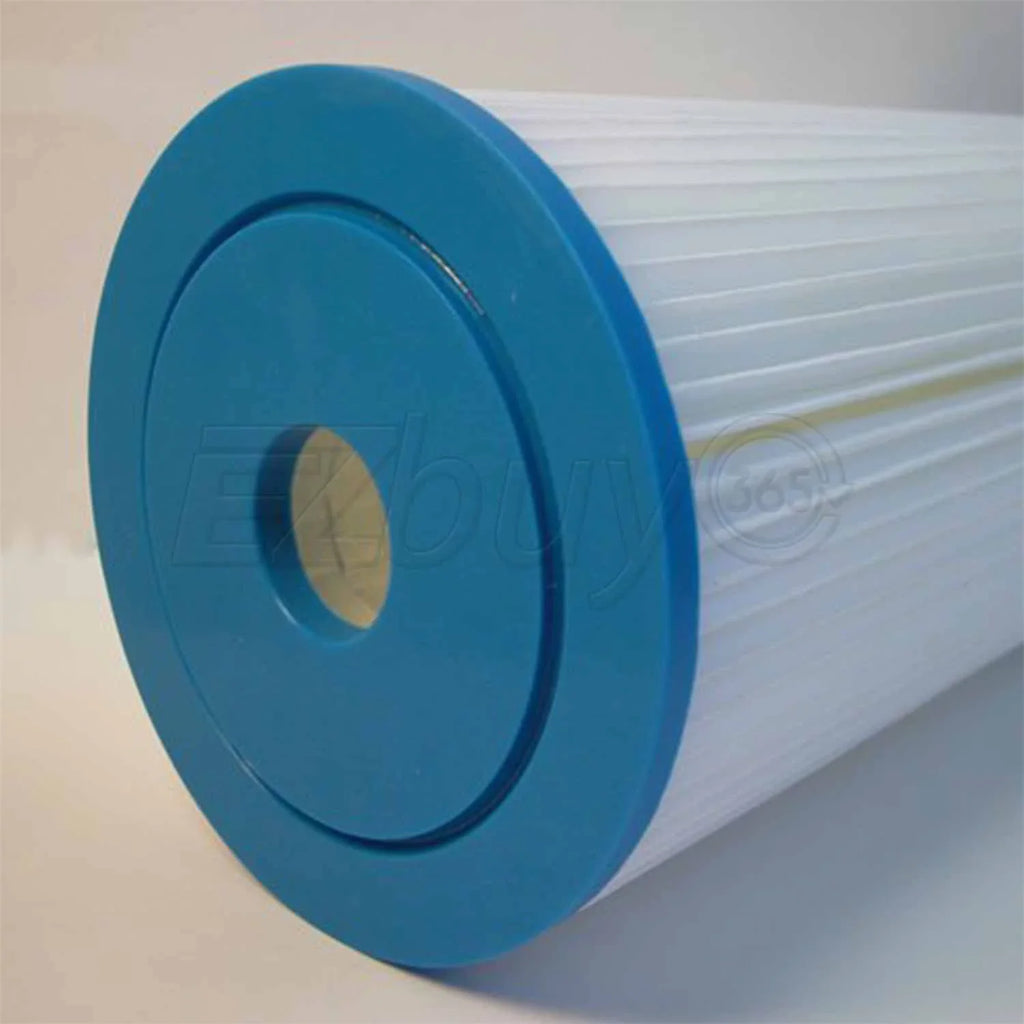 Big Blue Pleated Washable & Reusable Sediment Filter 5 Micron Amplified Surface Area, Removes Sand, Dirt, Silt, Rust, Extended Filter Life for 10" Big Blue Housing by Ronaqua (Set of 6)