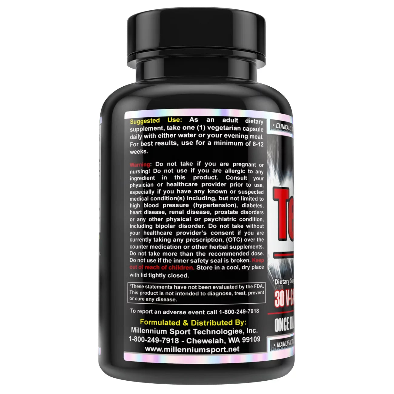 Testofen Supplement | Fenugreek Seed Extract | Standardized to 50% Fenuside | 600mg | 30 Count |  Certified