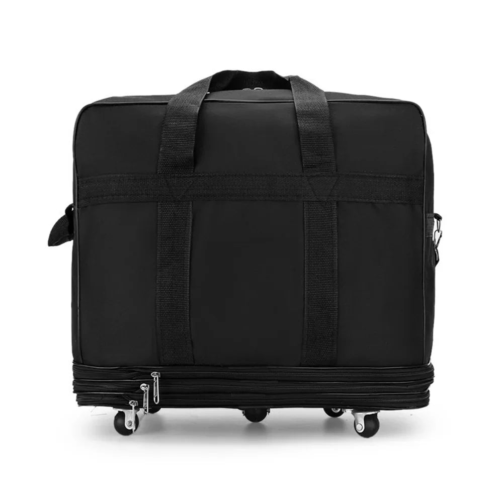 Festnight Expandable Foldable Suitcase Collapsible Rolling Travel Luggage Bag for Men Women