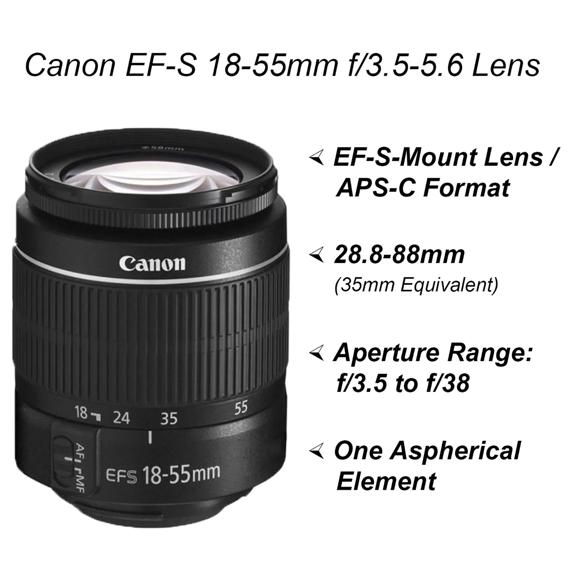 Canon  Rebel T100 / 4000D  Camera with 18-55mm Lens, SanDisk 32GB Memory, Tripod, Backpack and ZeeTech Bundle
